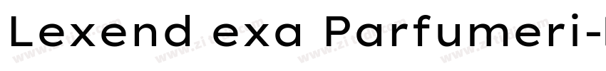 Lexend exa Parfumeri字体转换